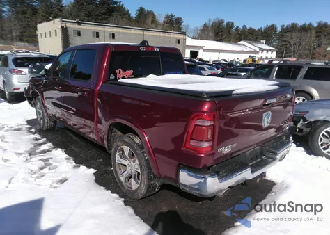 2019 Ram 1500 Laramie 4X4 5'7" Box z USA, uszkodzony, nr VIN 1C6SRFJT0KN507066